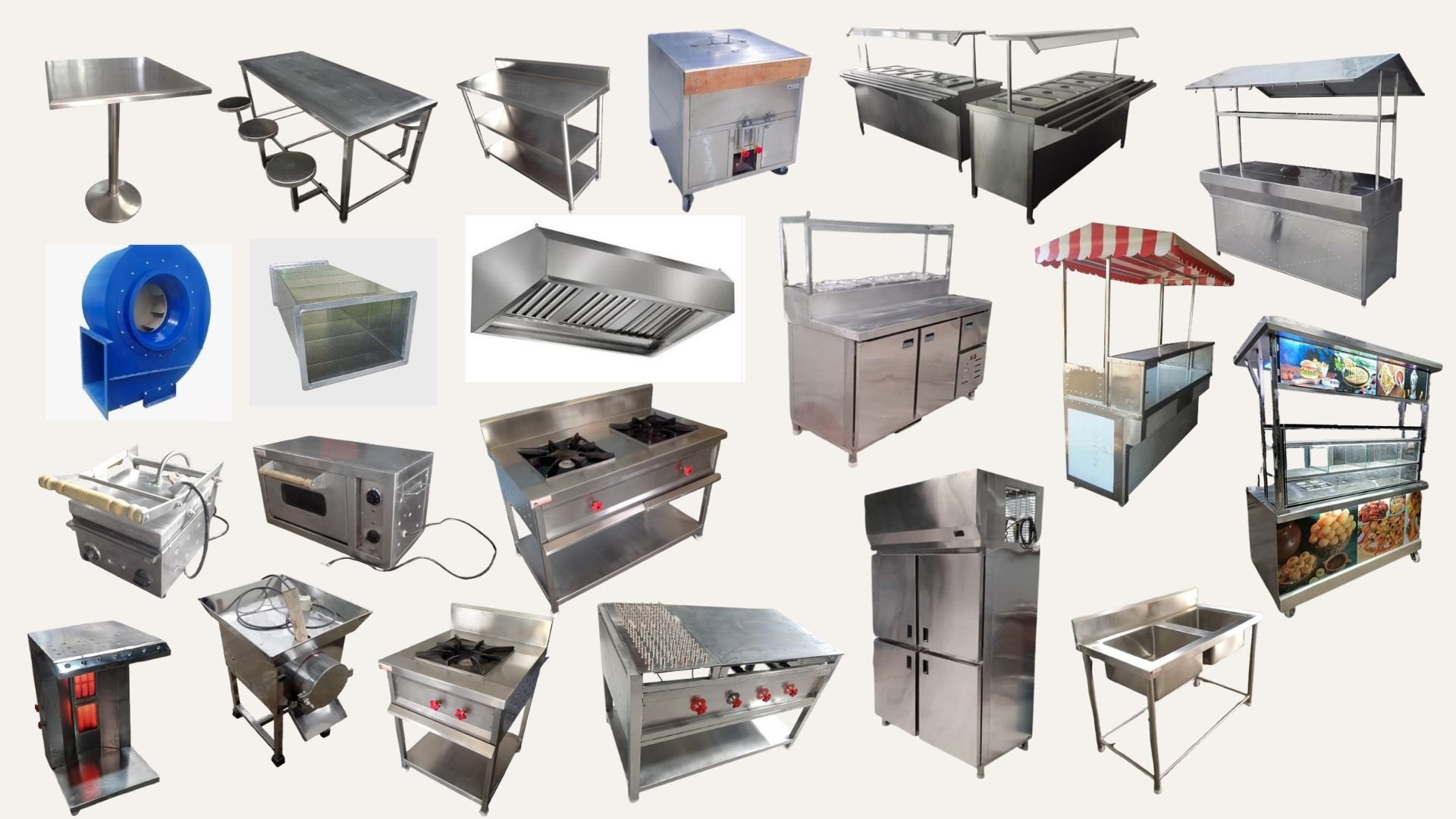 commercial kitchen equipment setup for restaurants